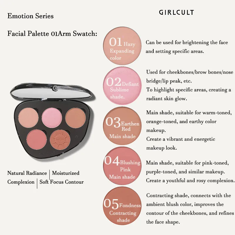 Girlcult Emotion Series Face Palette