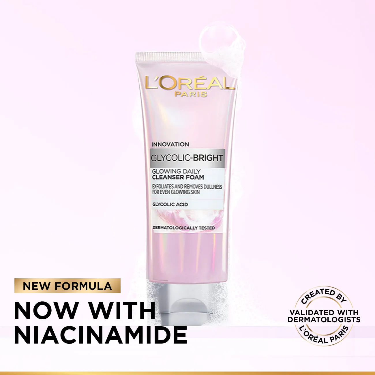 Glycolic Bright Instant Glowing Face Wash 100ml
