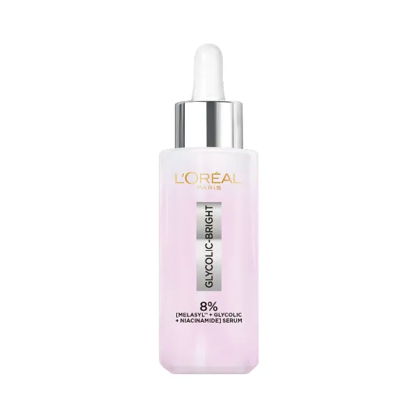 Glycolic Bright Serum with 8% [Melasyl ?   Glycolic Acid   Niacinamide] face serum for Dark Spots & Brightening 30ml