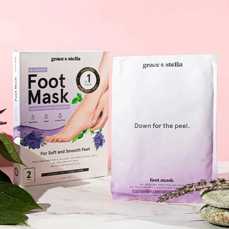 Grace & Stella Dr. Pedicure Original Foot Peeling Masks
