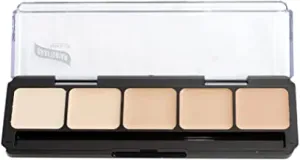 Graftobian HD High-Definition Glamour Creme Palette, Warm #1.39oz., 11g