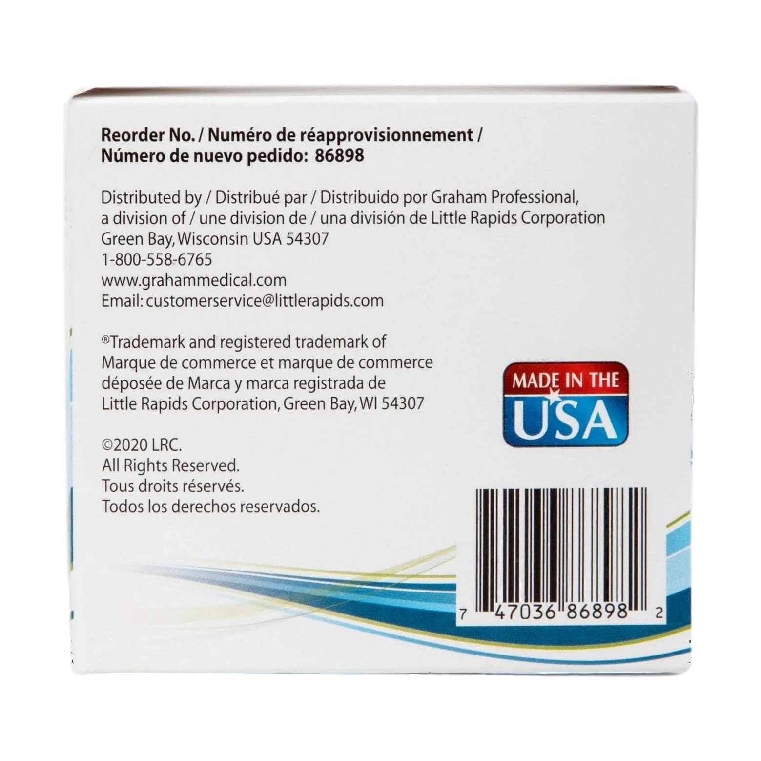 Graham Medical Disposable Ear Loop Face Mask, 50 Count