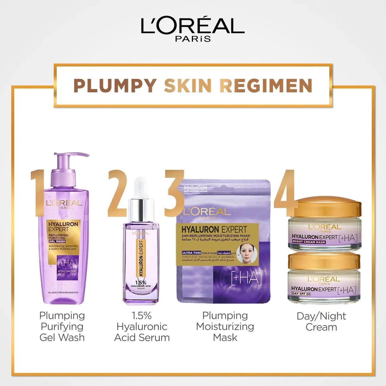 Hyaluron Expert Moisturiser and Anti-Aging Plumping Serum with 1.5% Hyaluronic Acid