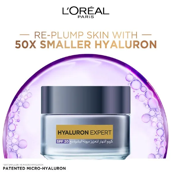 Hyaluron Expert Moisturiser and Plumping Anti-Aging Day Cream with Hyaluronic Acid