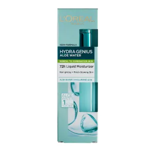 Hydra Genius Aloe Water and Hyaluronic Acid 72H Liquid Moisturizer For Normal to Dry Skin