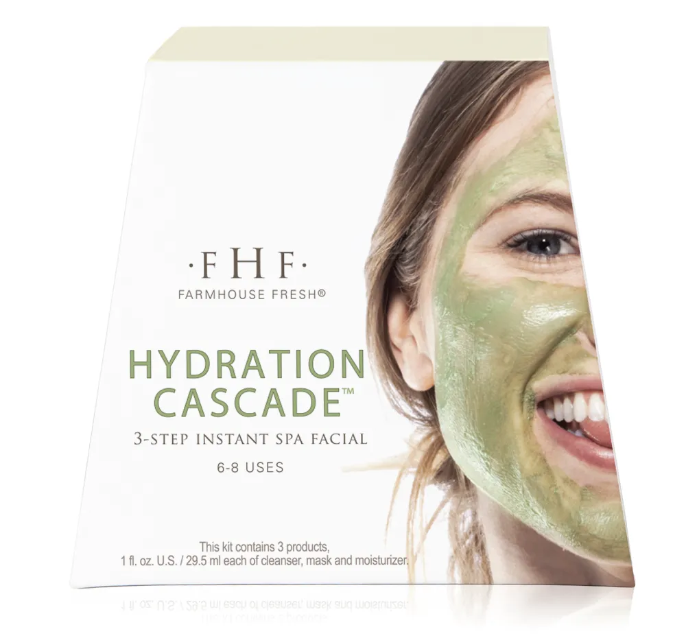 Hydration Cascade? 3-step Instant Spa Facial | Farmhouse Fresh