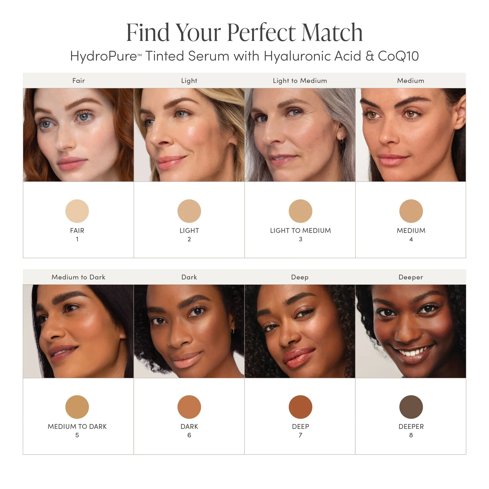 HydroPure??Tinted Serum with Hyaluronic Acid & CoQ10 | Jane Iredale