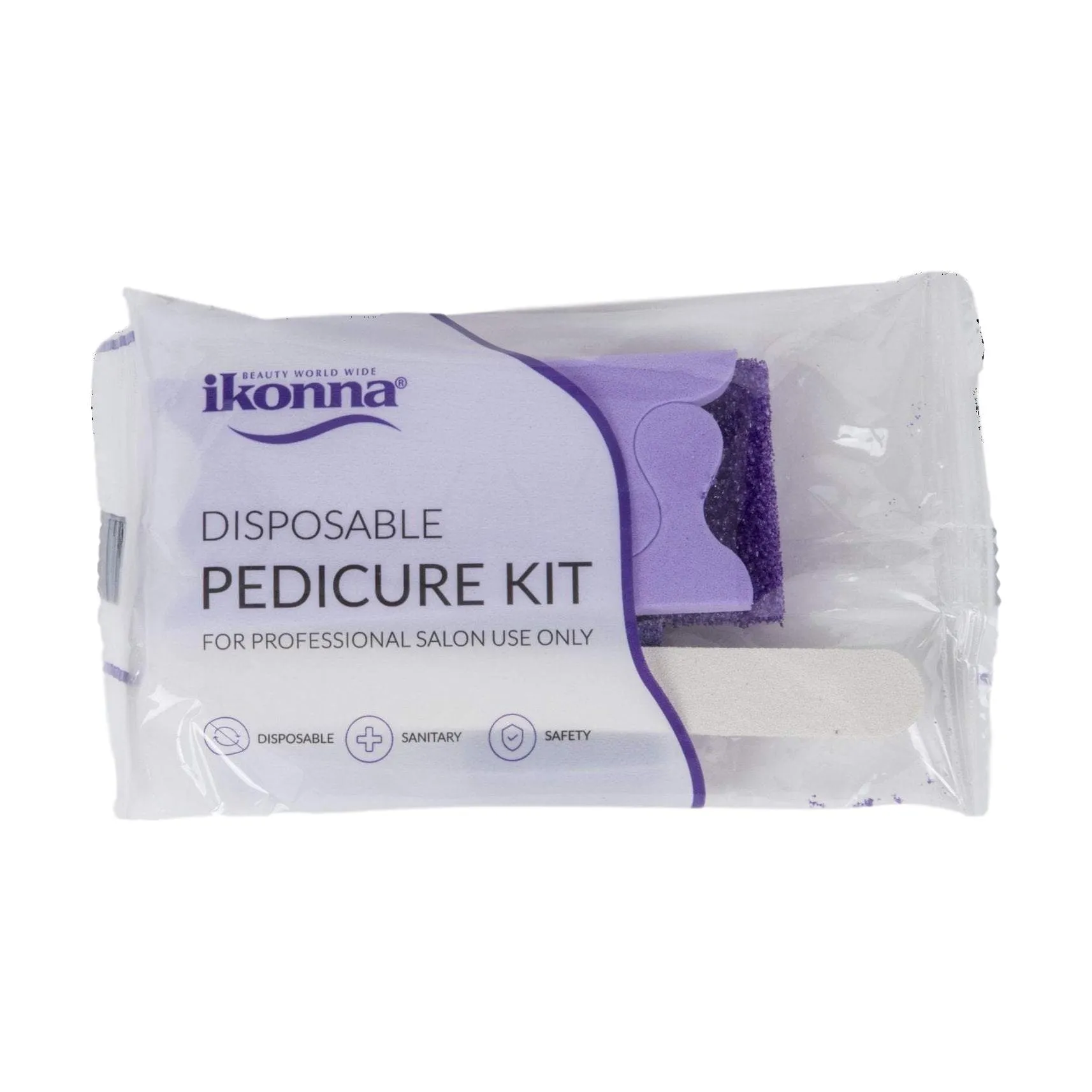 Ikonna Disposable Pedicure Kit, White or Purple