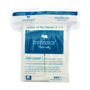 Intrinsics 12-Ply Gauze Pads, 200 ct
