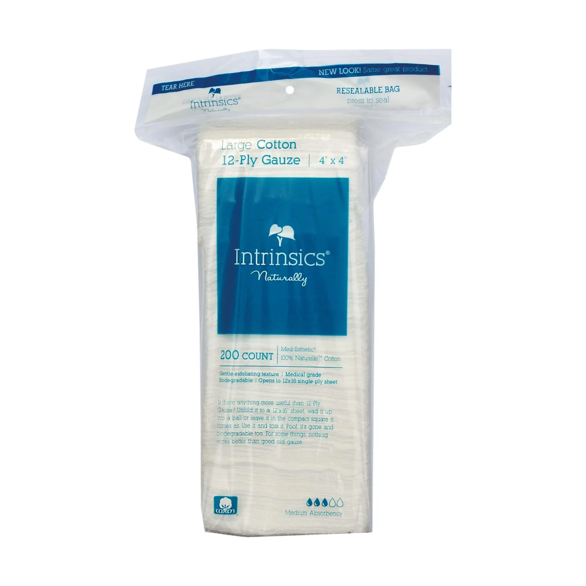 Intrinsics 12-Ply Gauze Pads, 200 ct