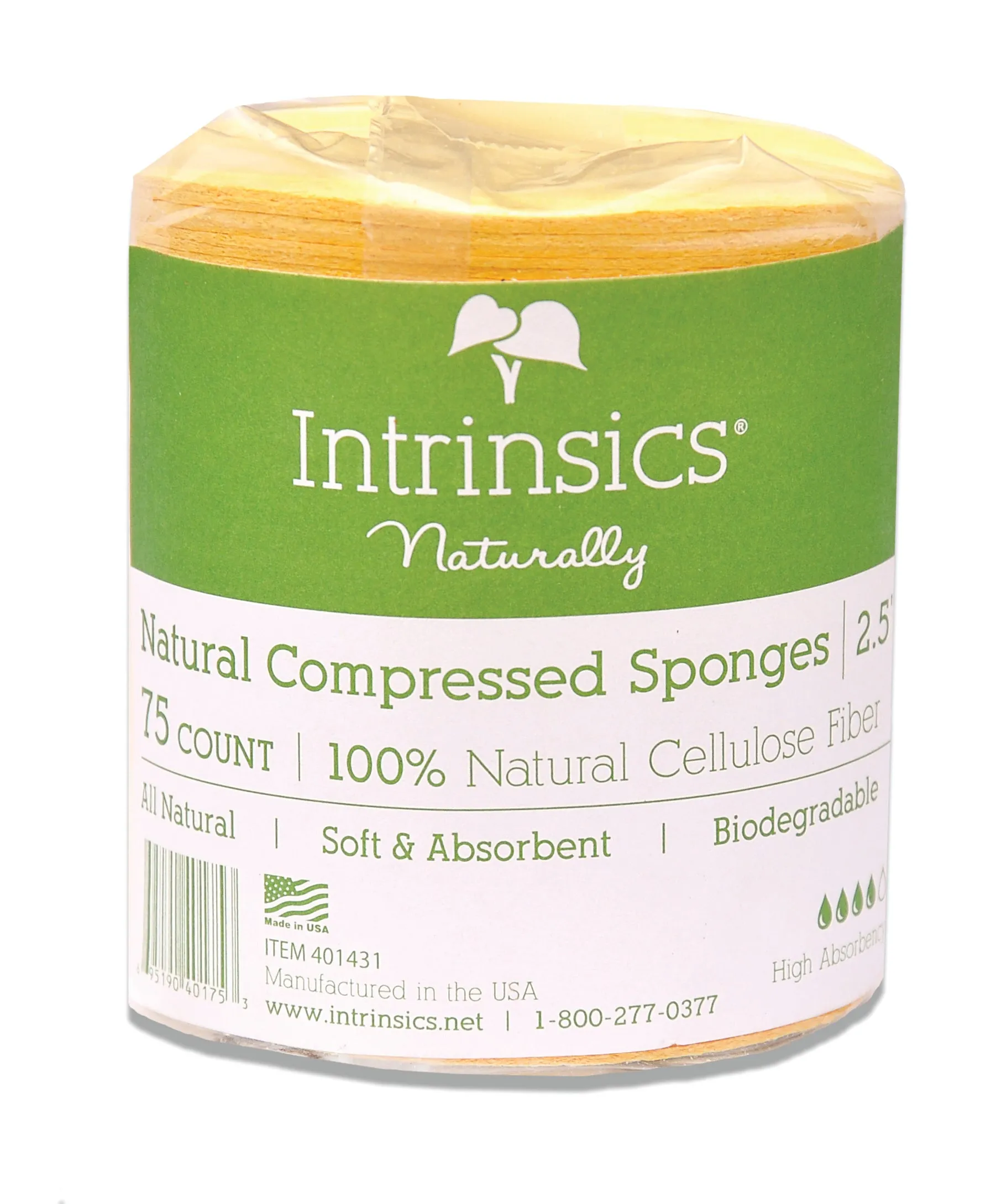 Intrinsics Compressed Sponges, 75ct