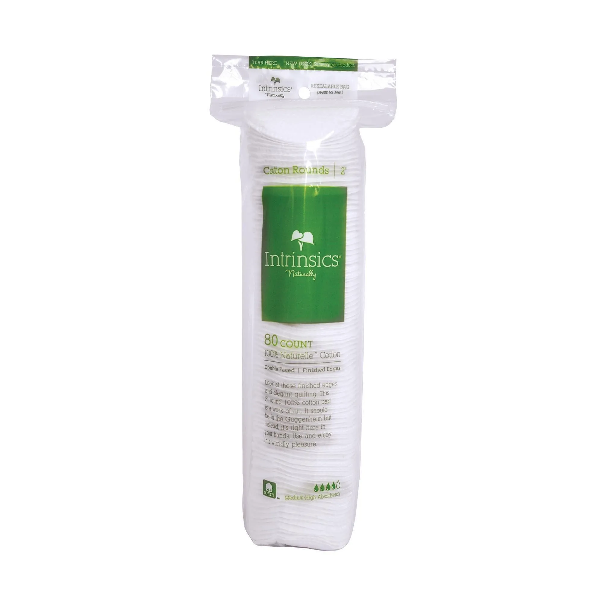 Intrinsics Cotton Naturelles, 2 in, 80 count