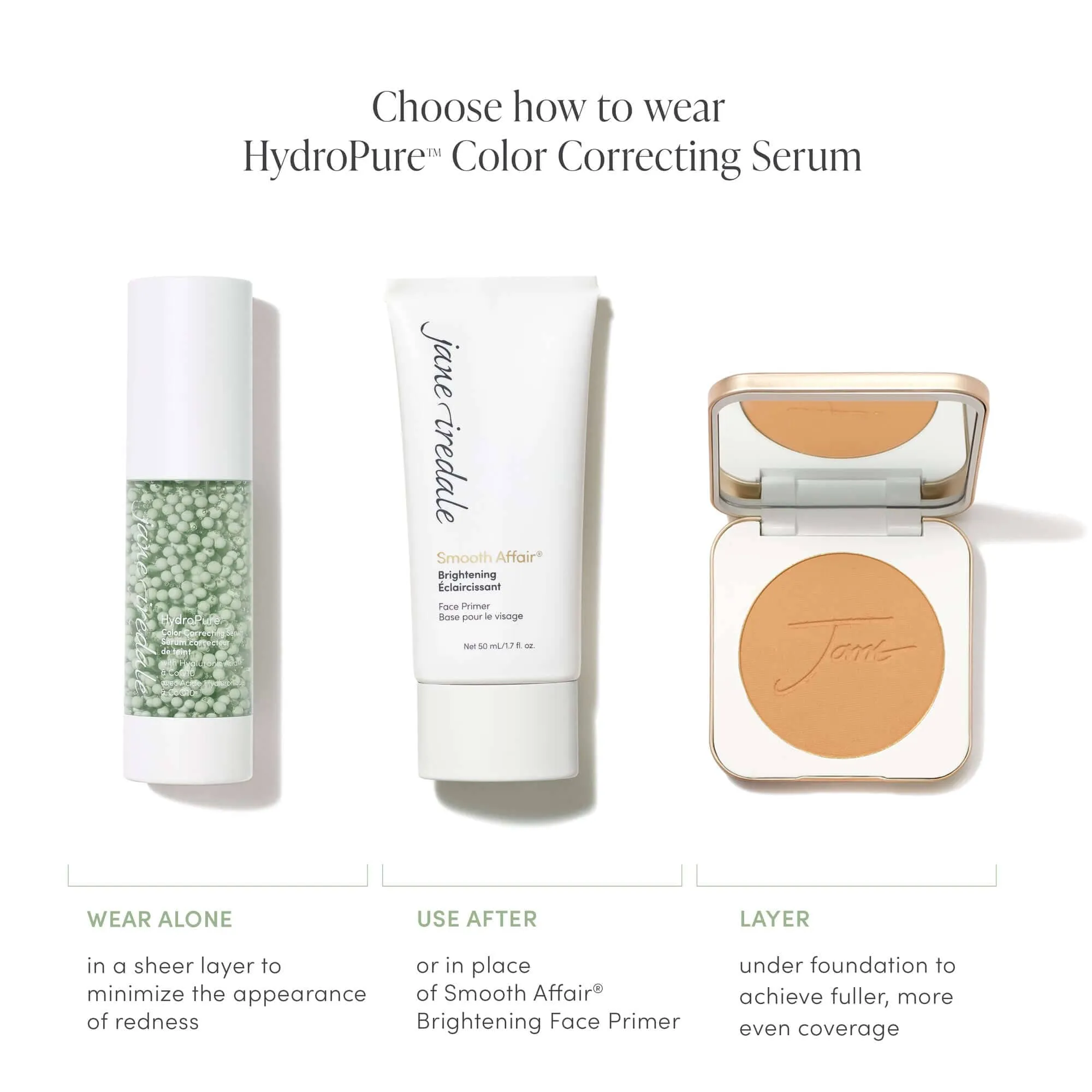 Jane Iredale HydroPurea??Color Correcting Serum with Hyaluronic Acid & CoQ10