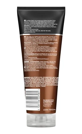 John Frieda Brilliant Brunette Colour Vibrancy Conditioner 250ml