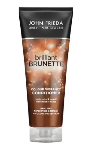 John Frieda Brilliant Brunette Colour Vibrancy Conditioner 250ml