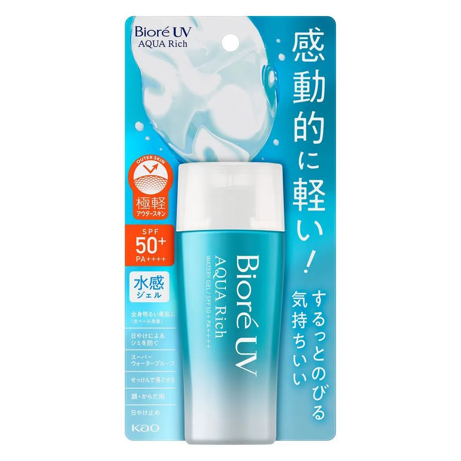 KAO Bior UV Aqua Rich Watery Gel SPF50 