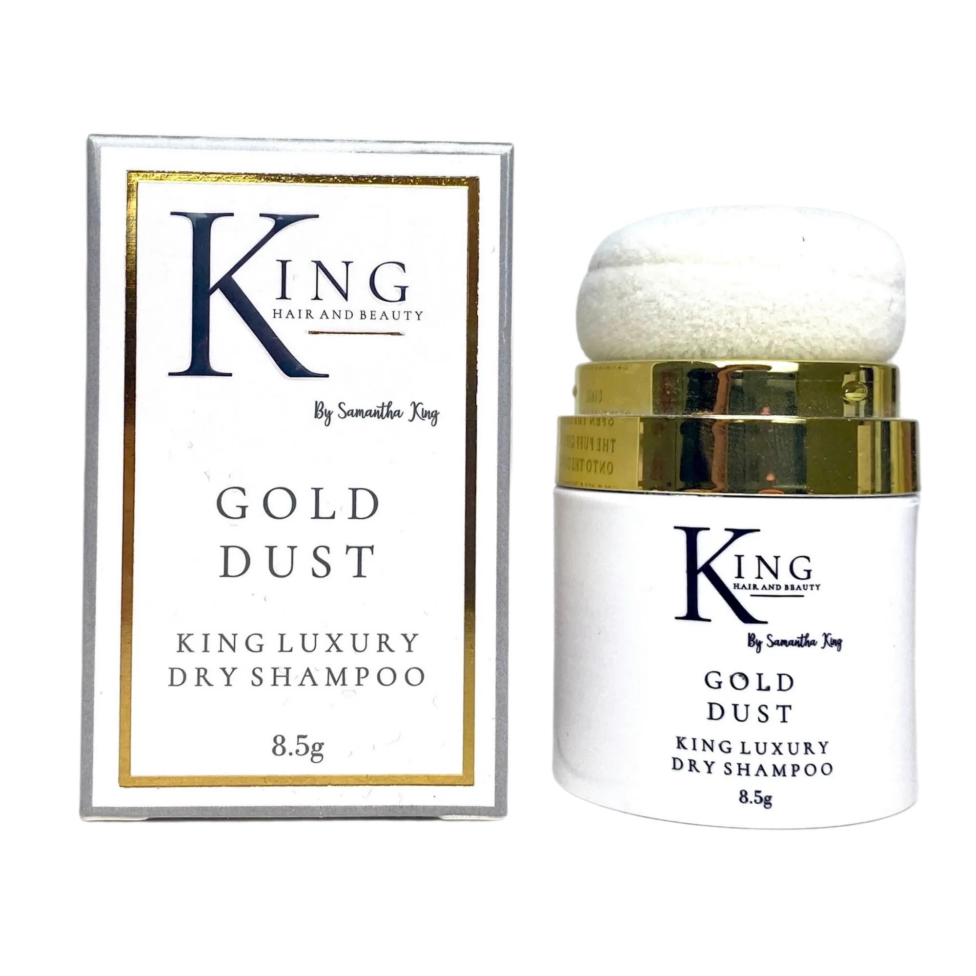 King Hair & Beauty Gold Dust Dry Shampoo 8.5g - Travel Size