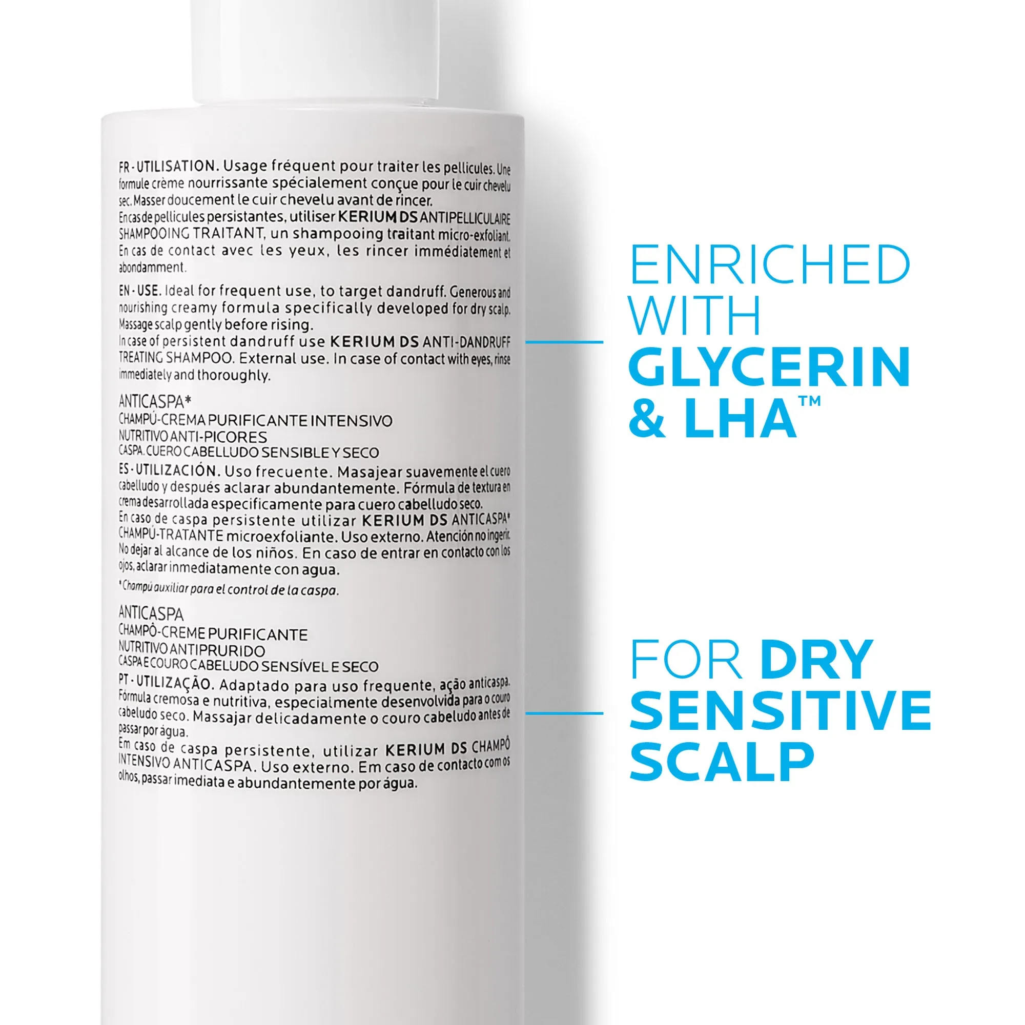 La Roche Posay Kerium Anti-Dandruff Cream Shampoo 200ml