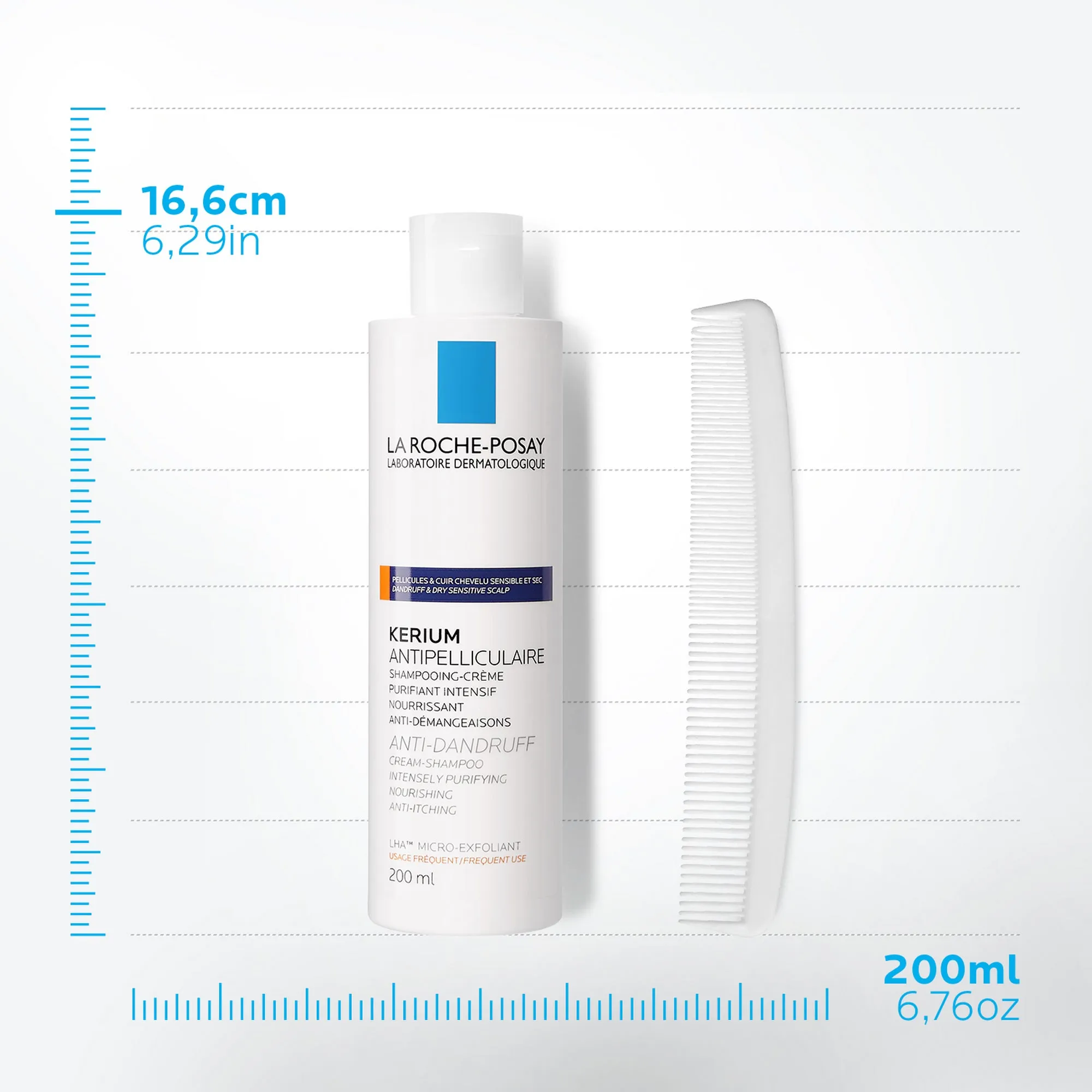 La Roche Posay Kerium Anti-Dandruff Cream Shampoo 200ml