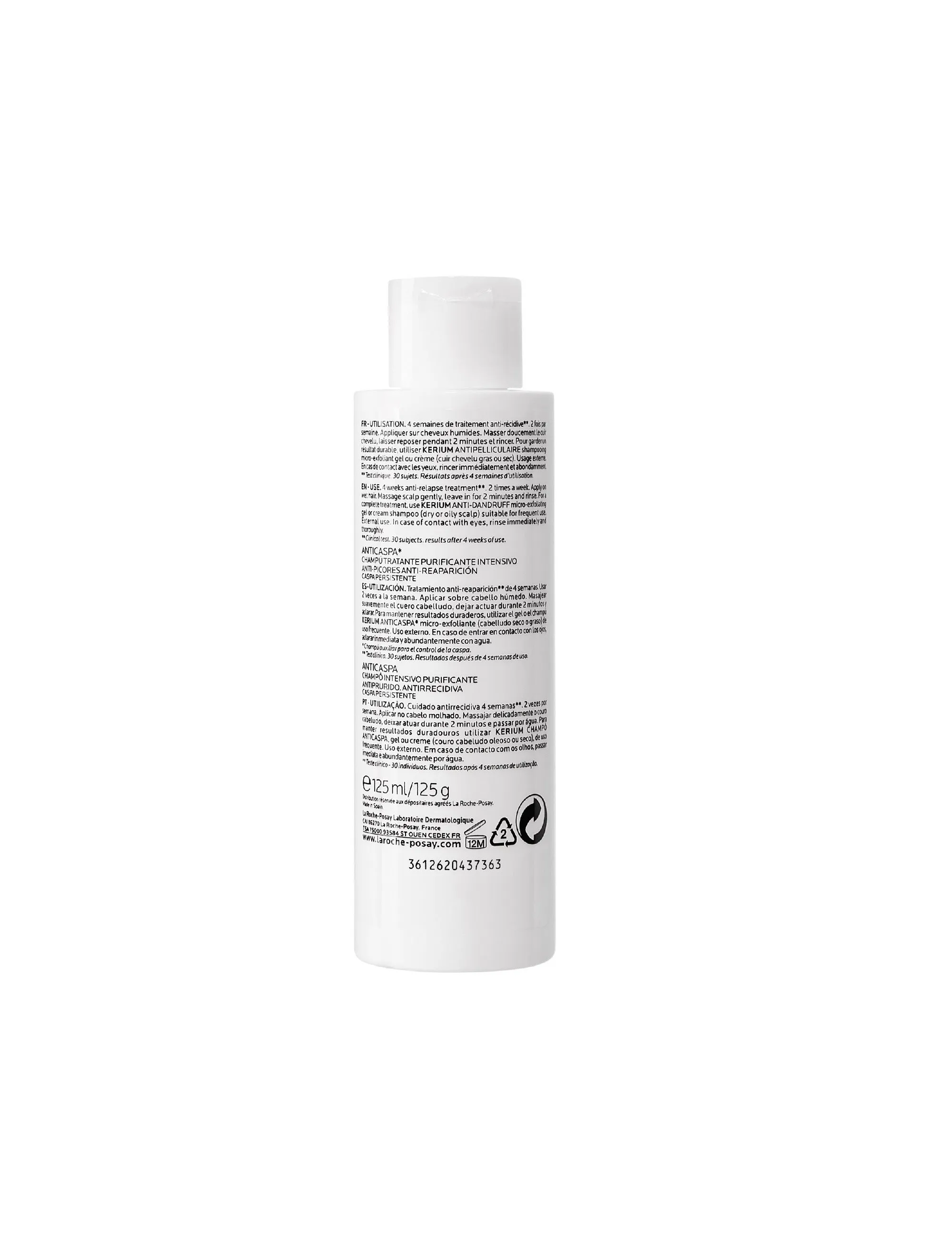 La Roche Posay Kerium DS Anti-Dandruff Intensive Shampoo 125ml