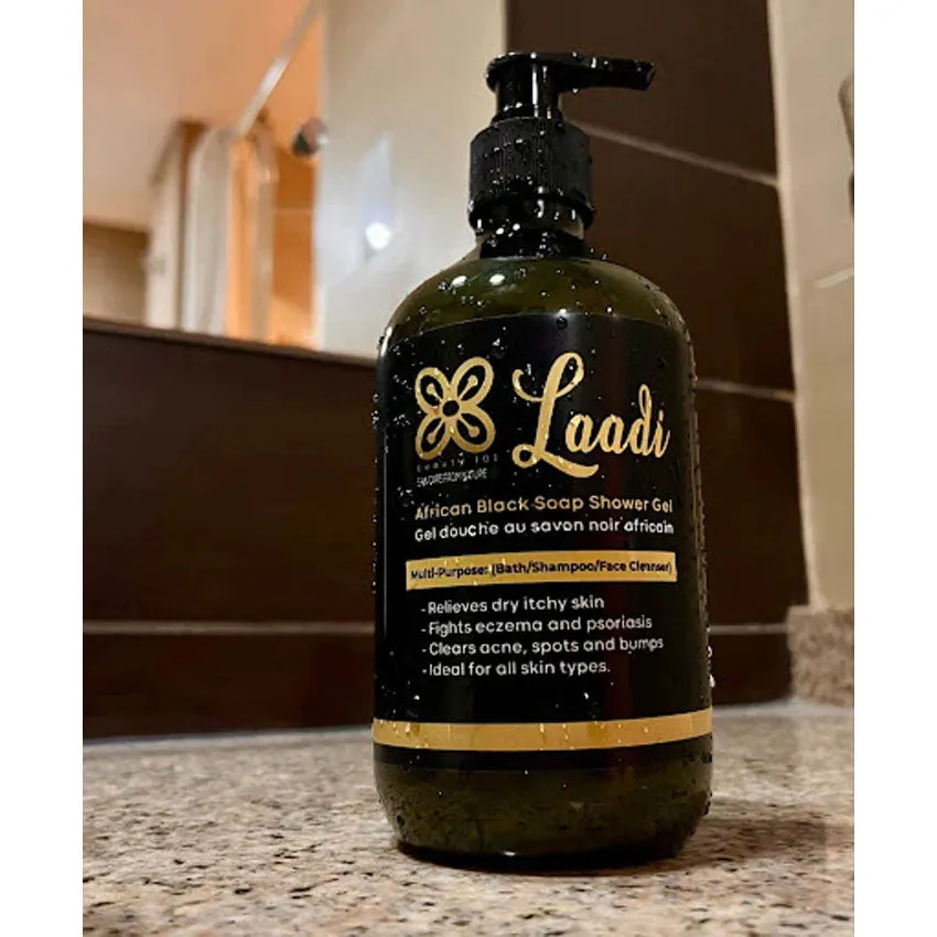 Laadi  African Black Soap Shower Gel