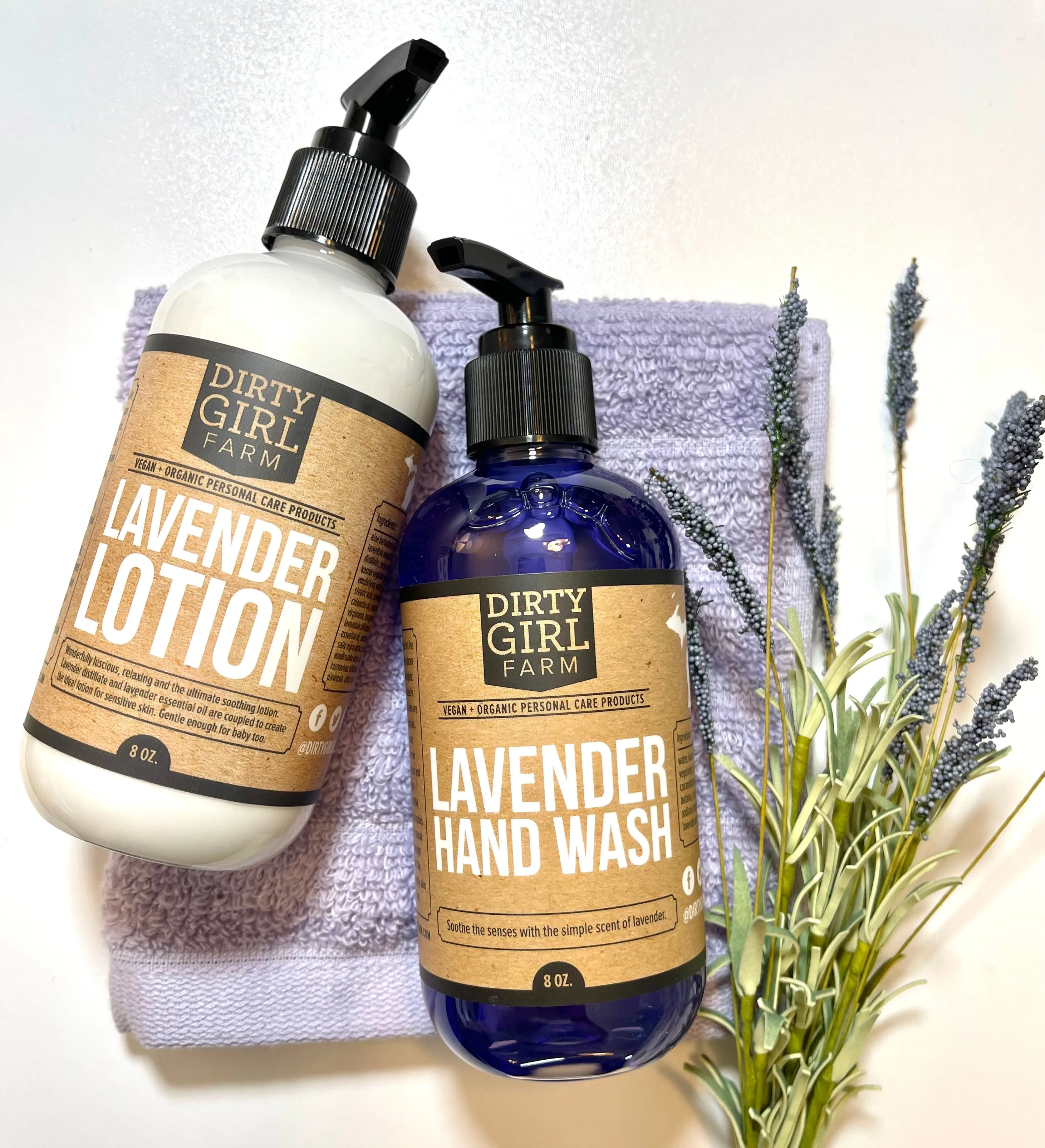 Lavender Hand Wash and Lotion Set