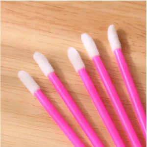Lint Free Lip Gloss Applicators, Pink, 50 ct.