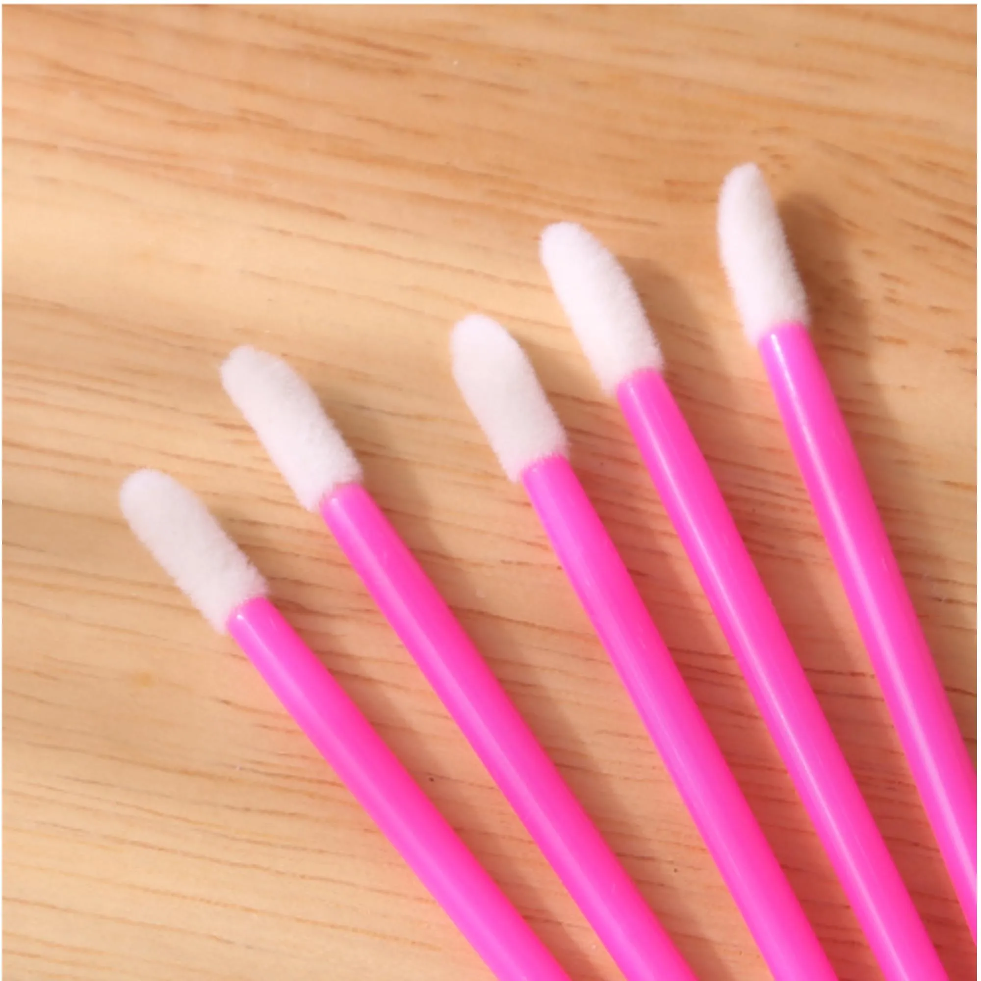 Lint Free Lip Gloss Applicators, Pink, 50 ct.