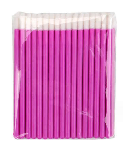 Lint Free Lip Gloss Applicators, Pink, 50 ct.