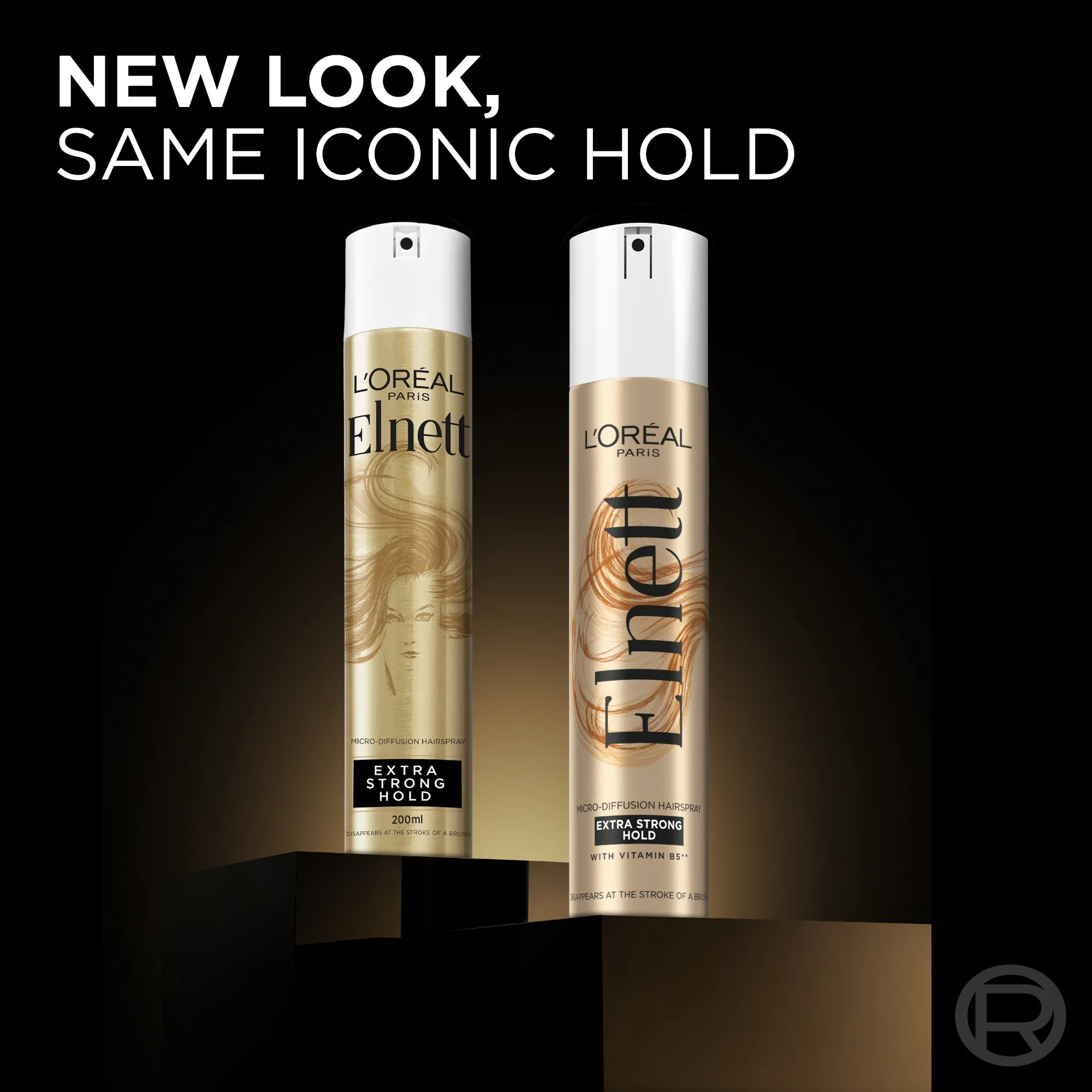 L'Oral Elnett Extra Strong Hold Shine Hairspray 75ml