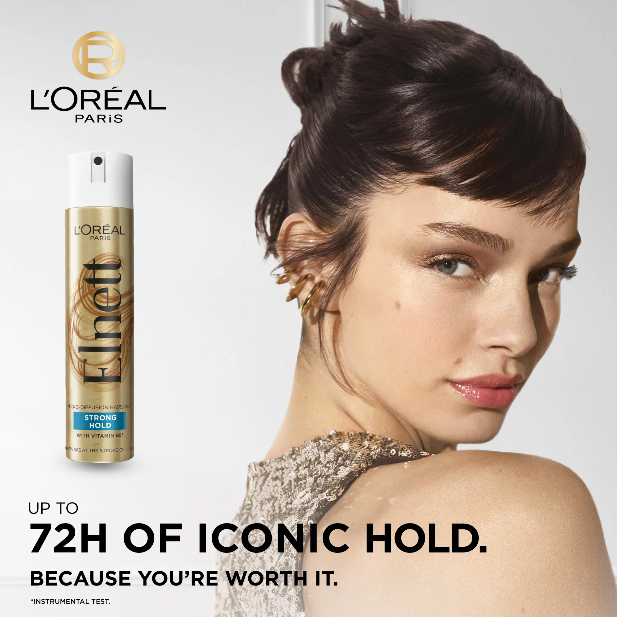 L'Oral Elnett Strong Hold Hairspray 400ml