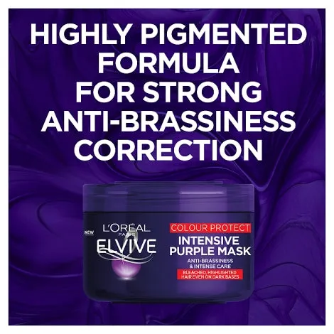 L'Oreal Elvive Colour Protect Anti-Brassiness Purple Mask 250ml