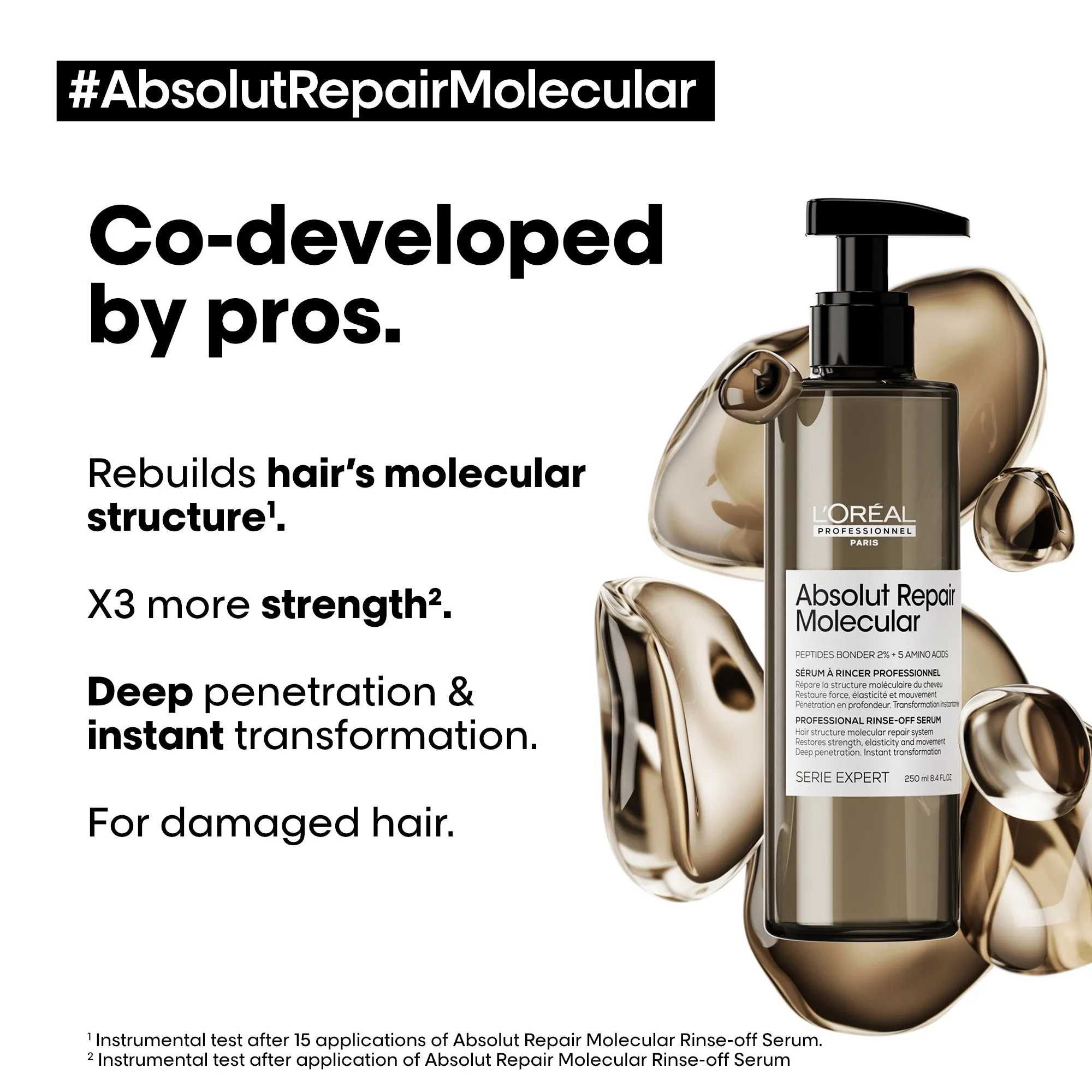 L'Oreal Professionnel Absolut Repair Molecular Rinse Off Serum 250ml