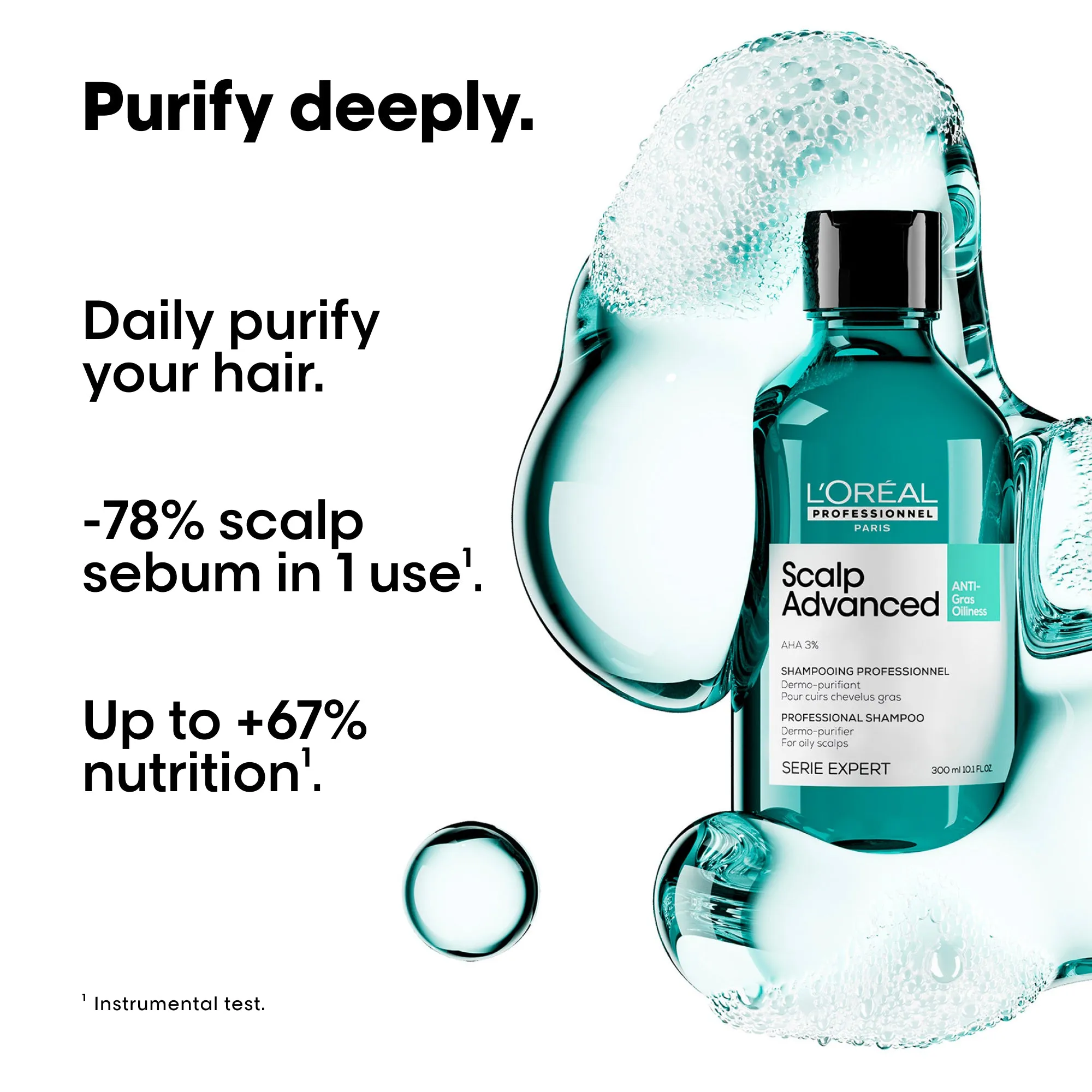 L'Oreal Professionnel Scalp Advanced Anti-Oiliness Dermo-Purifier Shampoo 300ml