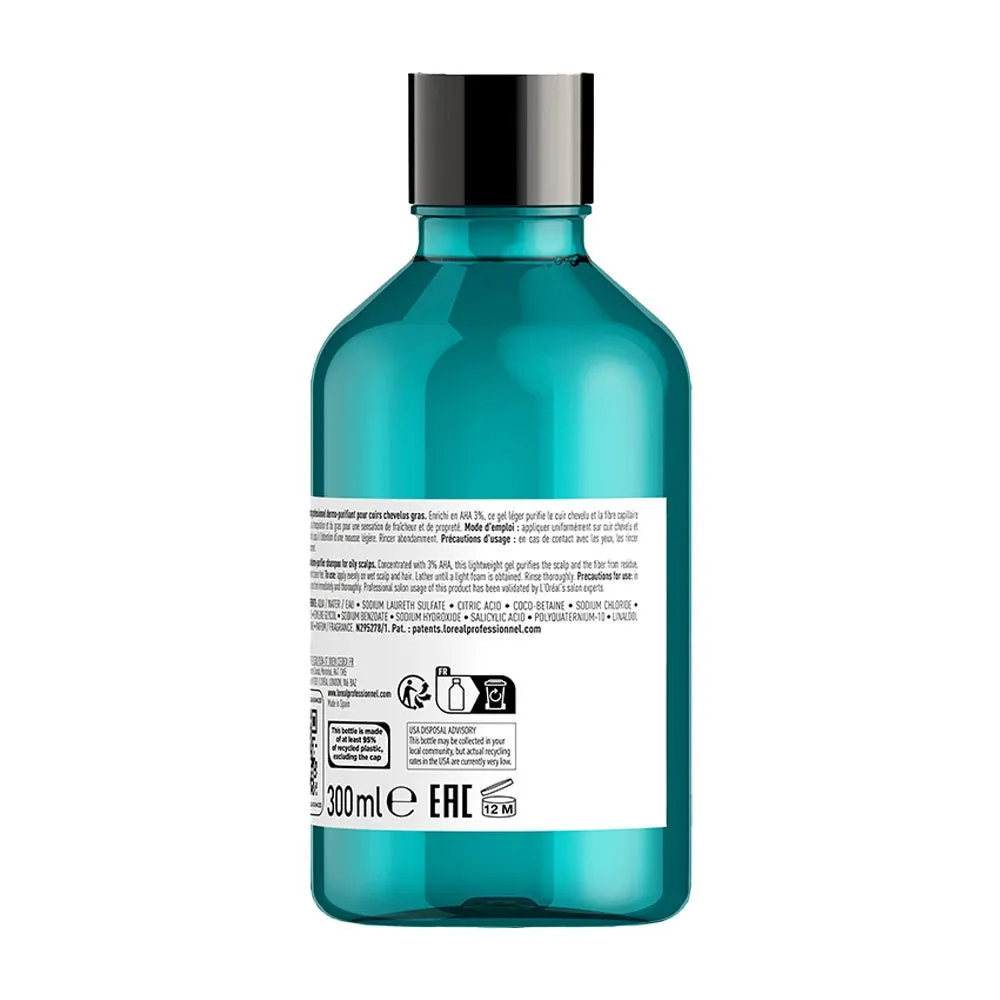 L'Oreal Professionnel Scalp Advanced Anti-Oiliness Dermo-Purifier Shampoo 300ml
