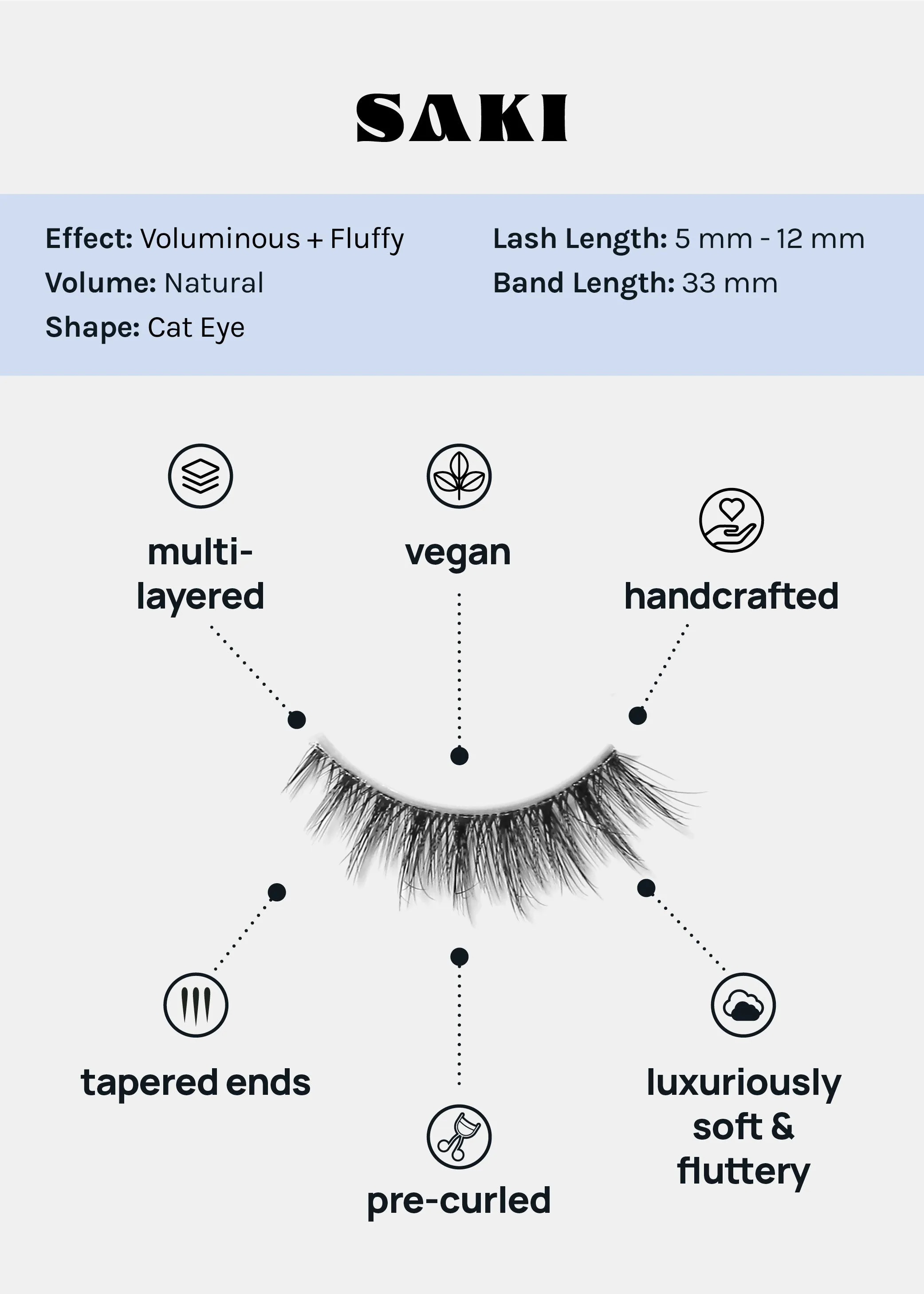 Magical Girl Classic Eyelashes C Saki