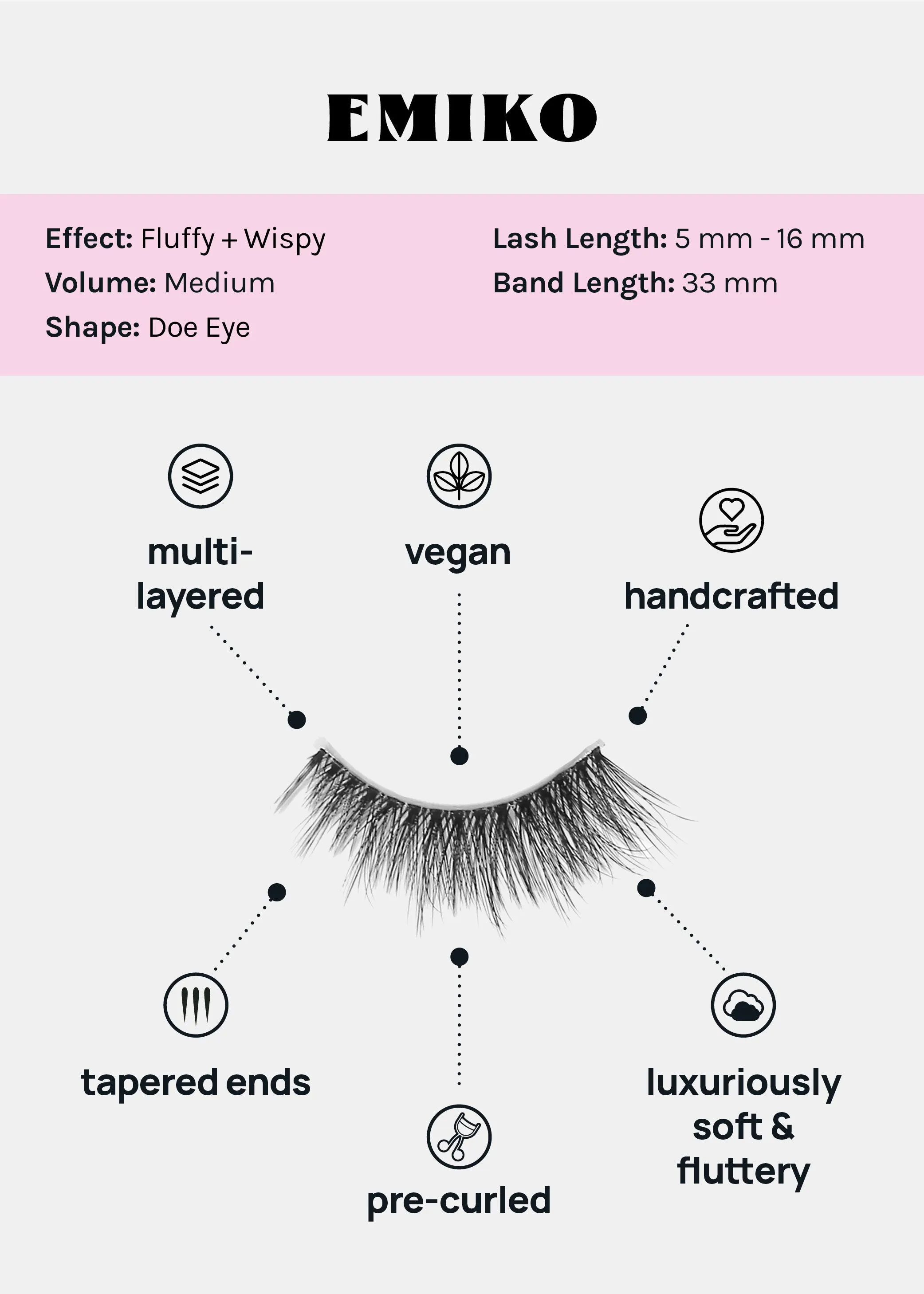 Magical Girl Natural Eyelashes C Emiko