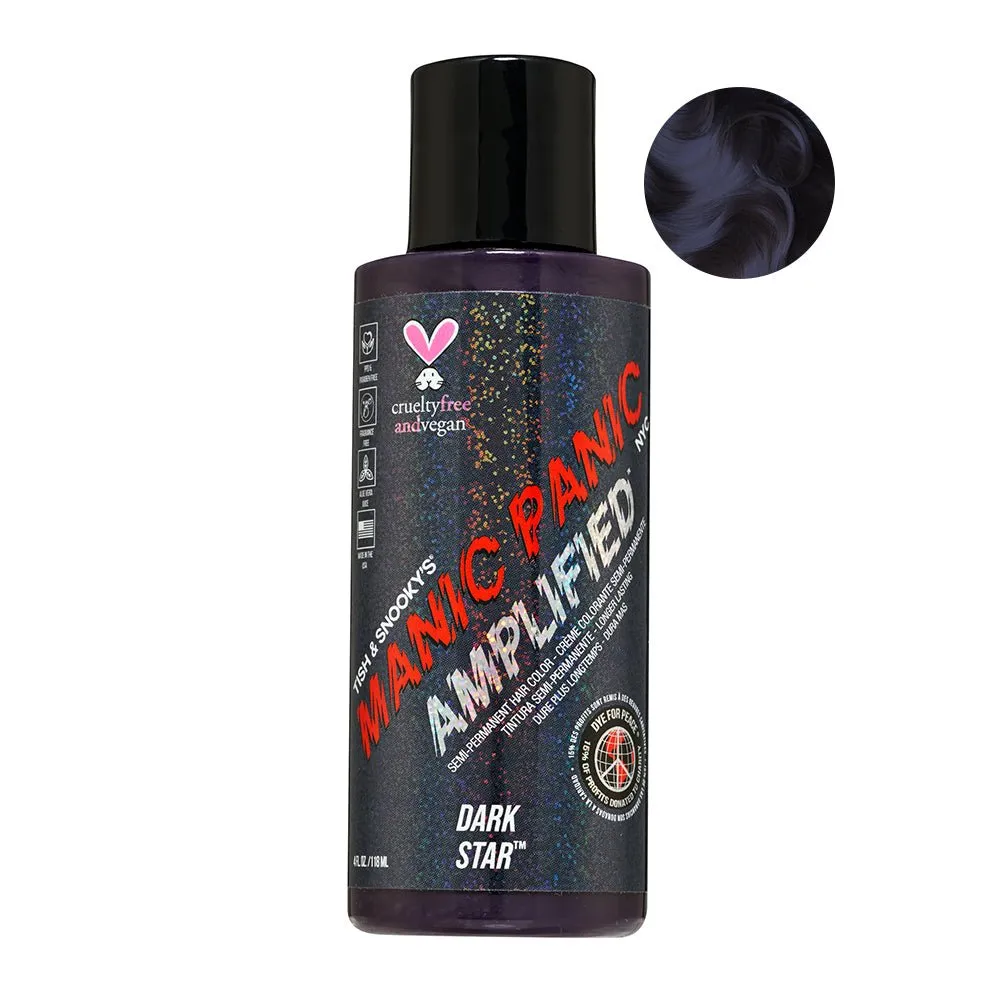 Manic Panic Amplified Semi Permanent Hair Colour Dark Star 118ml