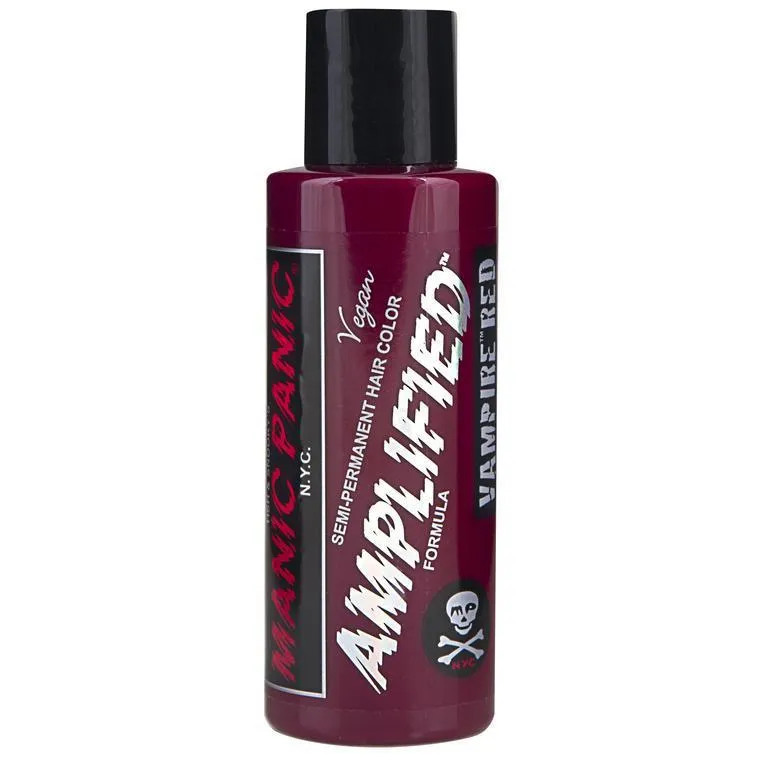 Manic Panic Amplified Semi Permanent Hair Colour Vampire Red 118ml