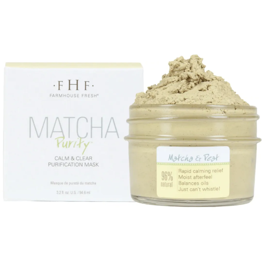 Matcha Purity? Calm & Clear Purification Mask | FarmHouse Fresh