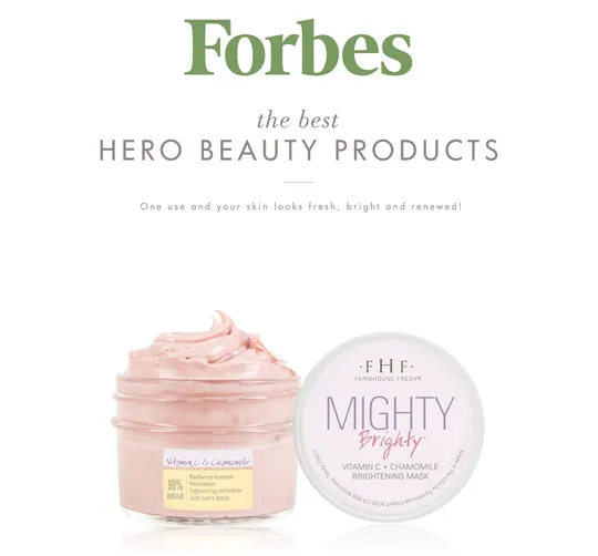 Mighty Brighty? Vitamin C   Chamomile Brightening Mask | Farmhouse Fresh