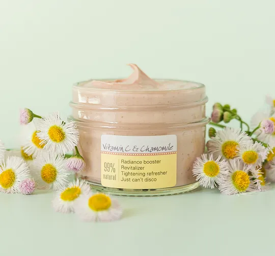 Mighty Brighty? Vitamin C   Chamomile Brightening Mask | Farmhouse Fresh