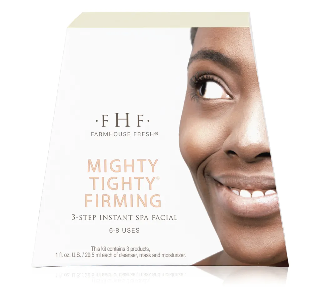 Mighty Tighty? Firming 3-step Instant Spa Facial | Farmhouse Fresh