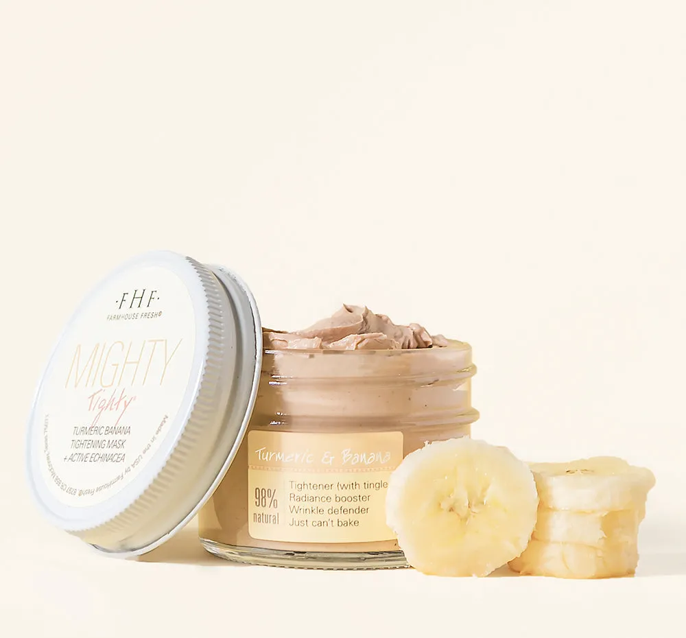 Mighty Tighty? Turmeric & Banana Tightening Mask | Farmhouse Fresh