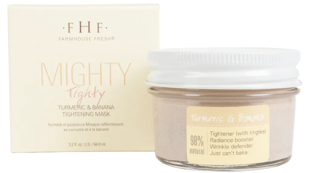 Mighty Tighty? Turmeric & Banana Tightening Mask | Farmhouse Fresh