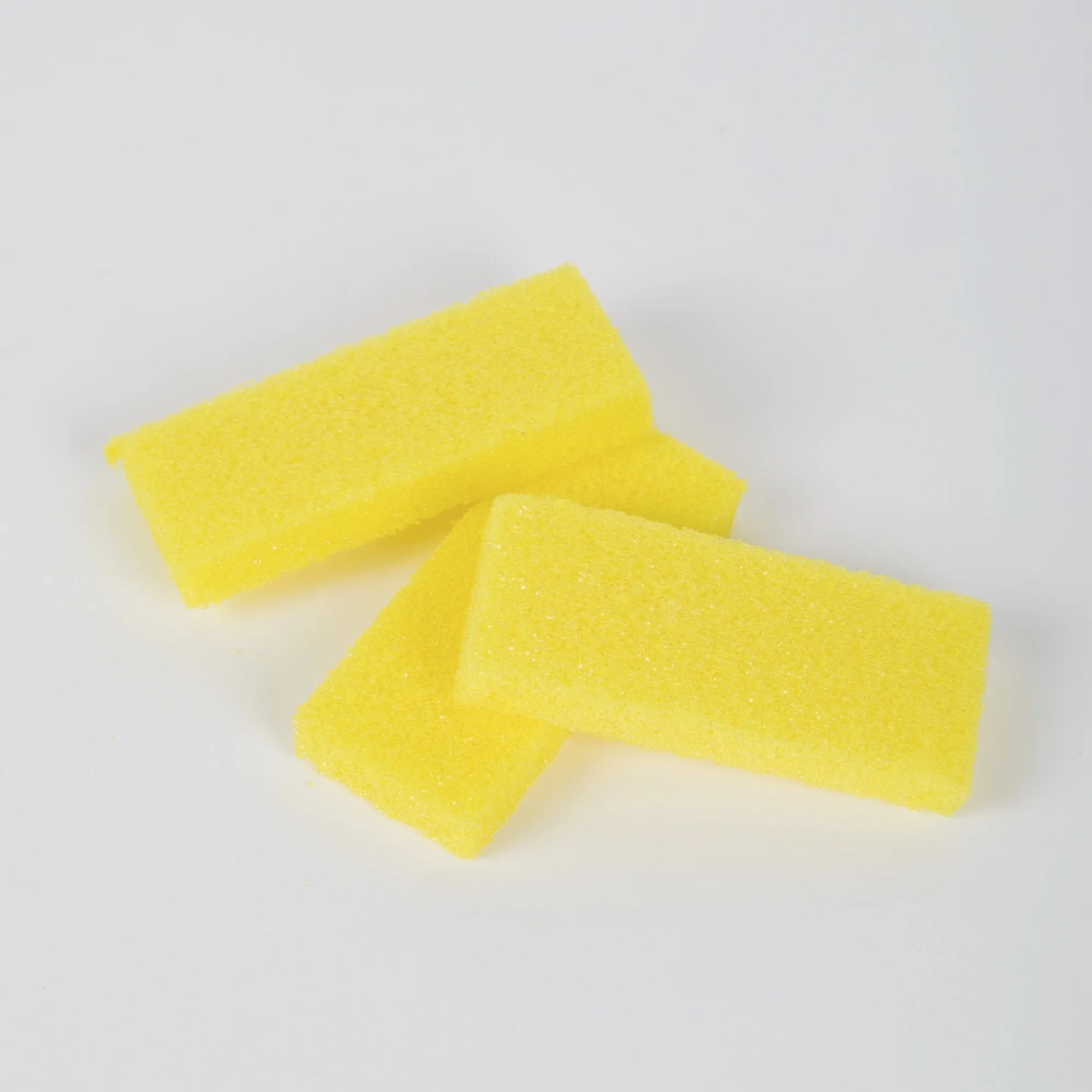 Mini Pumice Pads, Medium Grit, Purple and Yellow, 40 pack