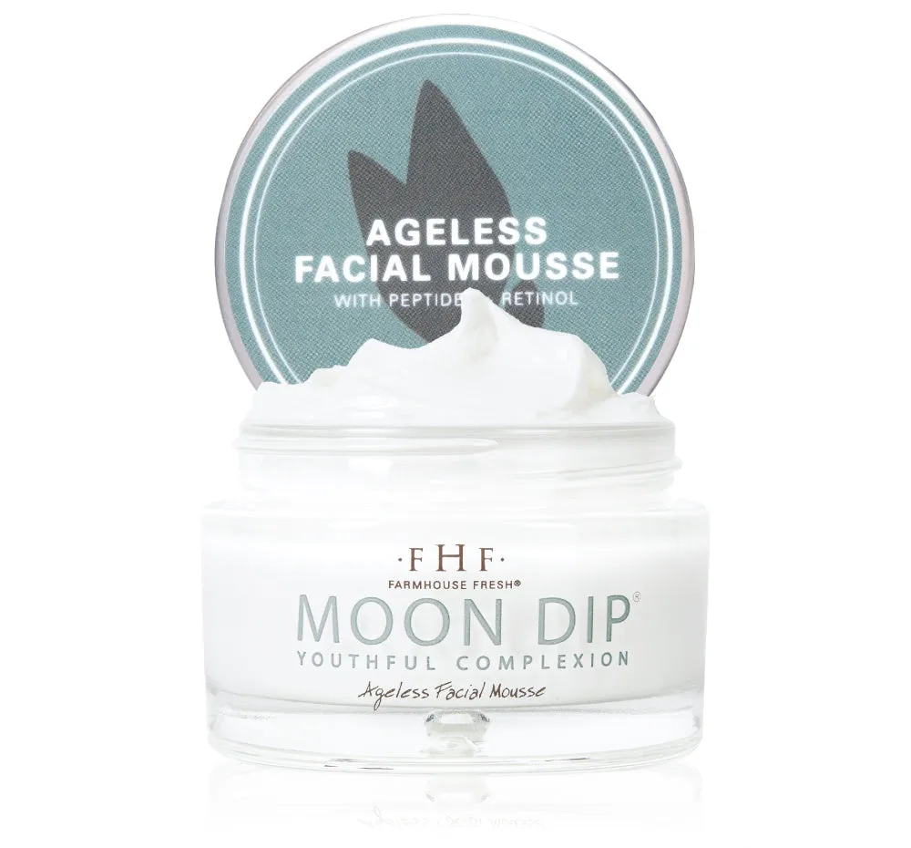 Moon Dip? Youthful Complexion Ageless Facial Mousse with Peptides   Retinol | Farmhouse Fresh