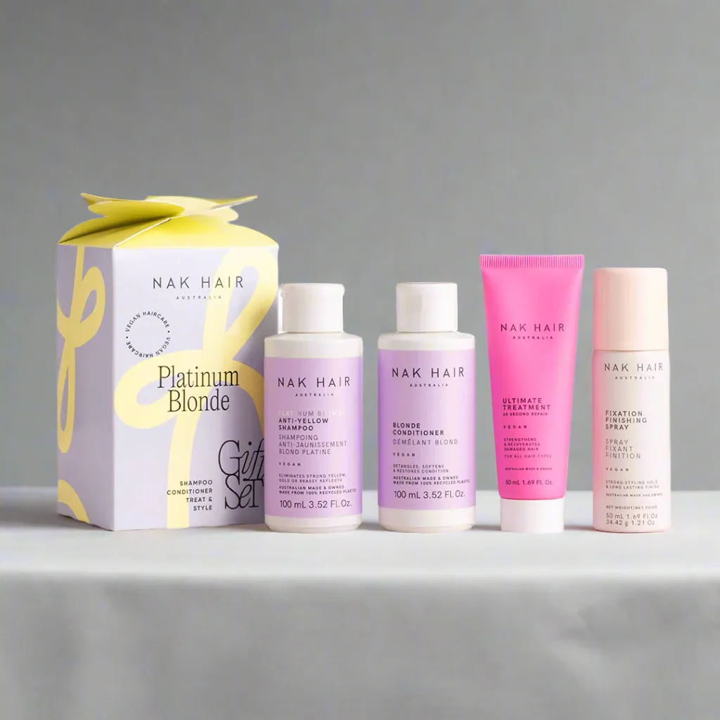 NAK Hair Platinum Blonde Mini Quad Pack