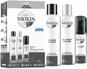 Nioxin System 2 Starter Kit | Now Save 36% 300ml Cleanser ;150ml Scalp Therapy & 100ml Scalp Treatment