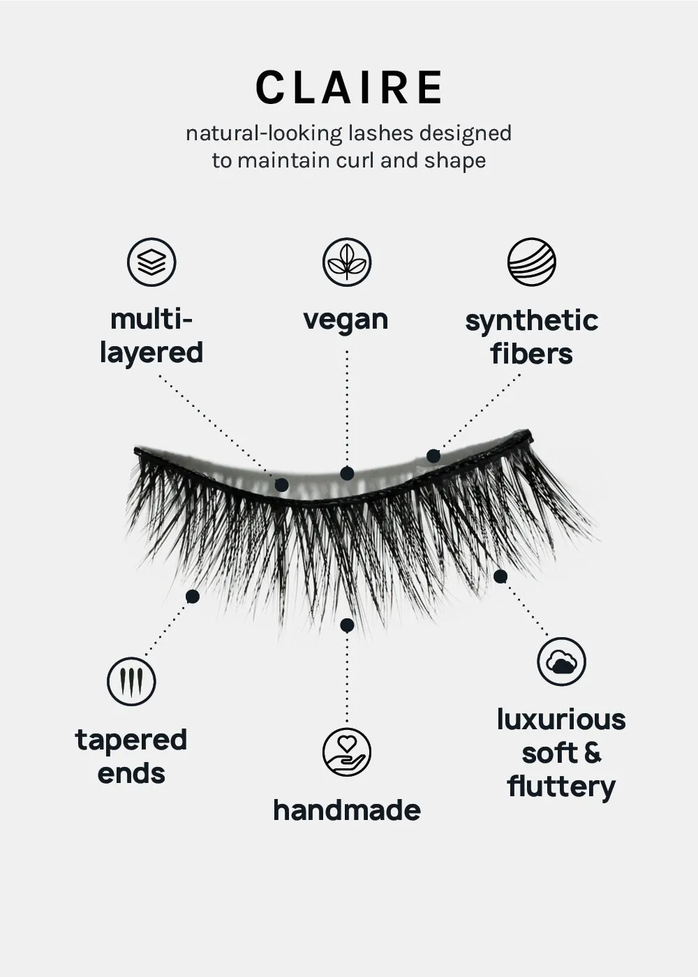 Paw Paw: 3D Faux Mink Lashes - Claire